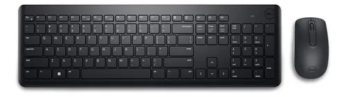 Teclado E Mouse Sem Fio Dell Km3322w Usb Abnt2 Preto