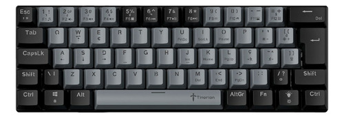 Teclado mecanico gamer 60 switch huano brow red pc computado