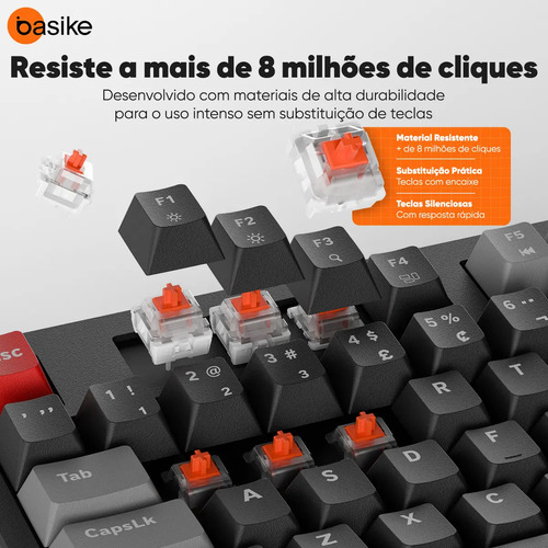Teclado Mecânico Sem Fio Com Tela, Tri-Mode Bt5.0/2.4 G/Usb-C, Rgb Teclado Gamer Com Personalizável E Anti Ghosting, Teclado Switch Vermelho Wireless Para Jogos/Pc/Mac/Linux