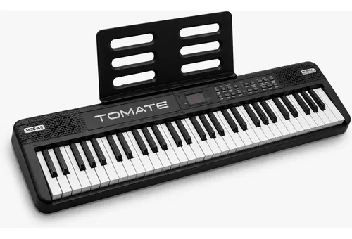 Teclado Musical Dobrável Piano Digital Portátil 61 Teclas