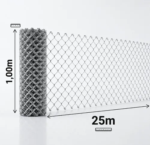 Tela De Alambrado 1,00 X 25 Fio 14 Promoção Limitada Malha 8