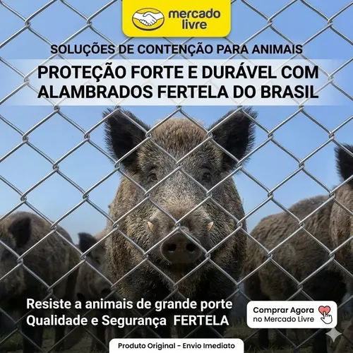 Tela De Alambrado 1,00 X 25 Fio 14 Promoção Limitada Malha 8