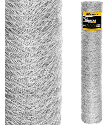 Tela de arame fio 23 180x50m galvanizado p galinheiro