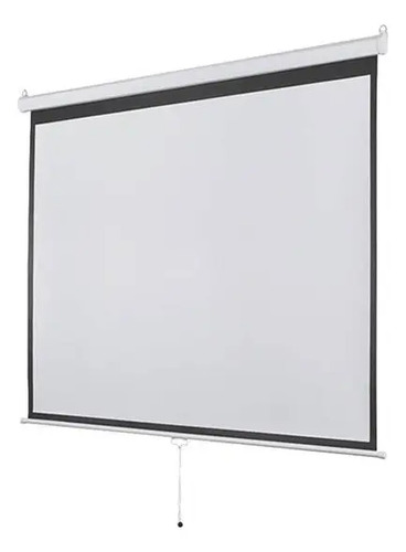 Tela de projecao manual retratil ac351 multilaser 180x180cm