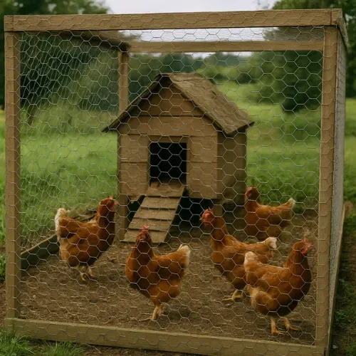 Tela Galinheiro Fio 23 1,50x50m Arame Galvanizada Uso Rural