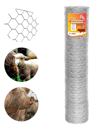 Tela mangueirao fio 18 150x50 galvanizada