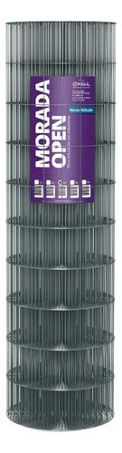 Tela Soldada Morada Leve Fio 2,30mm 6,5x15 Rolo 25m X 1,80