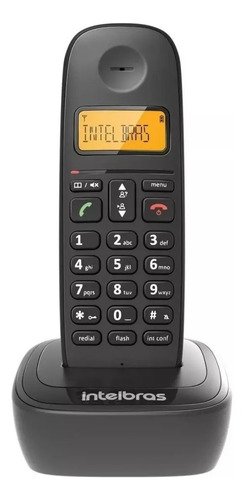 Telefone sem fio intelbras ts 2510 preto preto