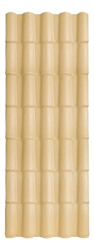 Telha Colonial PVC Marfim 2,30x0,86m Afort Impermeável UV