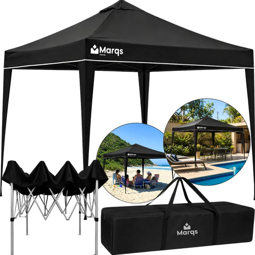Tenda gazebo sanfonada articulada desmontavel 3x3 metros mar