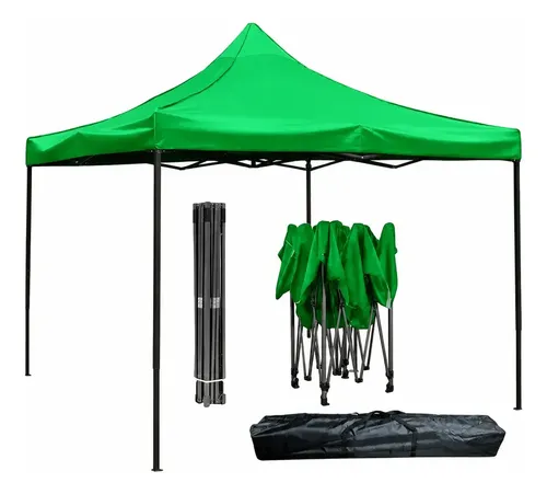 Tenda Sanfonada Gazebo 3x3 Articulada Pesca Praia Camping