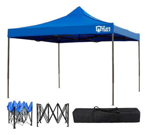 Tenda sanfonada protecao uv 3x3m gazebo ajustavel c bolsa