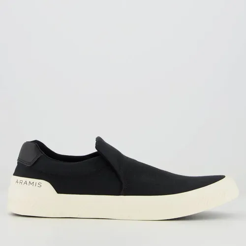 Tenis aramis daily slip canvas preto