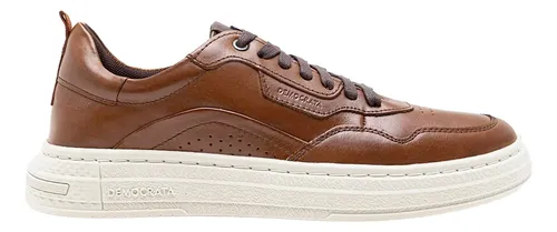 Tenis democrata jake sapatenis sneakers casual 100 couro
