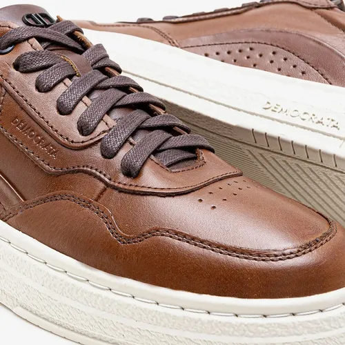 Tenis Democrata Jake Sapatenis Sneakers Casual 100% Couro