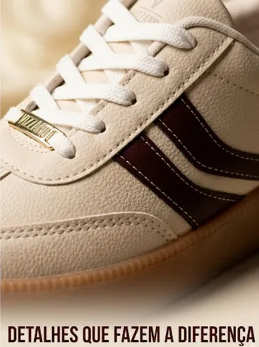 Tenis Feminino Casual Vizzano Samba Flataform Conforto Leve