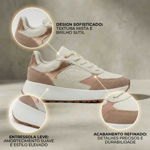 Tênis Feminino Leve E Versátil Para Qualquer Ocasião