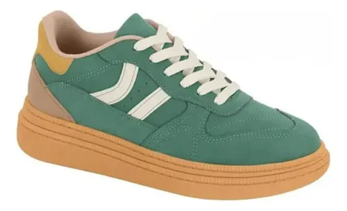 Tenis feminino nobuck casual conforto moleca original