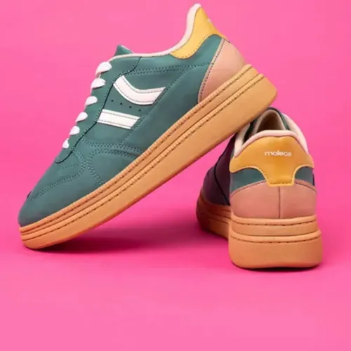 Tênis Feminino Nobuck Casual Conforto Moleca Original