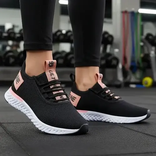 Tênis Feminino Ortopédico Caminhada Academia Corrida Fitness