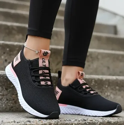 Tênis Feminino Ortopédico Caminhada Academia Corrida Fitness