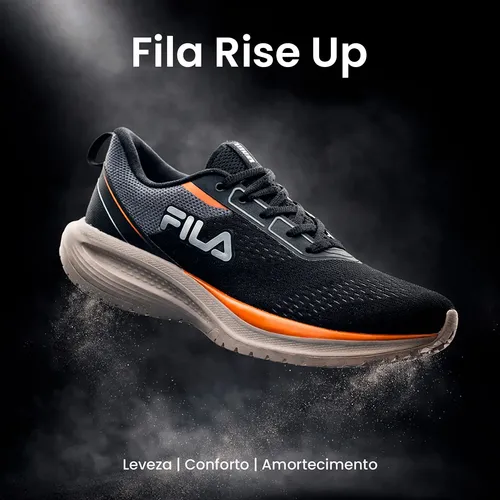 Tênis Fila Rise Up Feminino Confortável Mesh Leve Esportivo