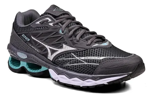 Tenis mizuno academia corrida caminhada macio treino novo