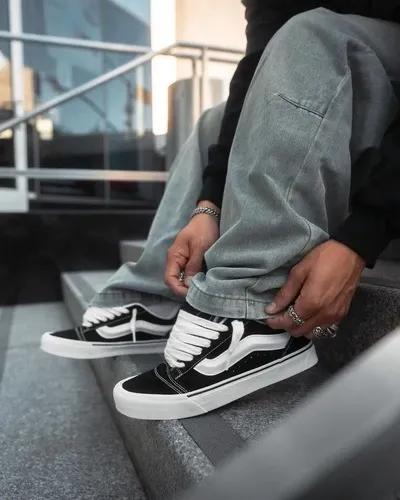 Tênis Vans Knu Skool Unissex Casual Chunky Retrô Anos 90