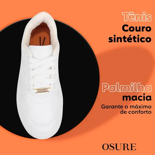 Tênis Vizzano Casual Feminino Plataforma Leve Ultra Conforto