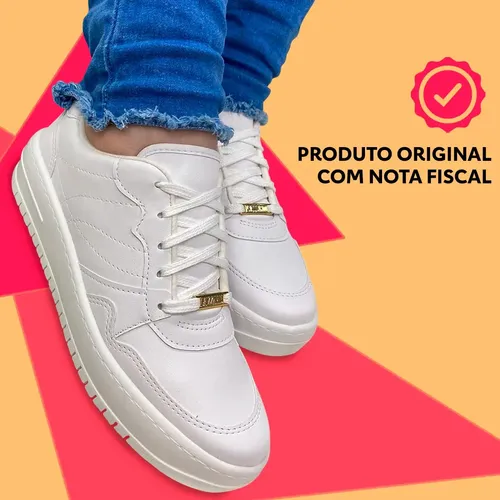 Tênis Vizzano Casual Feminino Plataforma Leve Ultra Conforto