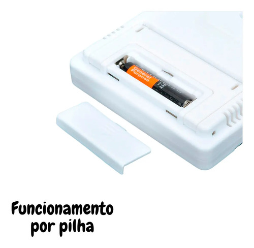 Termo Higrômetro Digital HTC-2 Com Sensor Externo Interno Medidor De Temperatura Umidade Ar