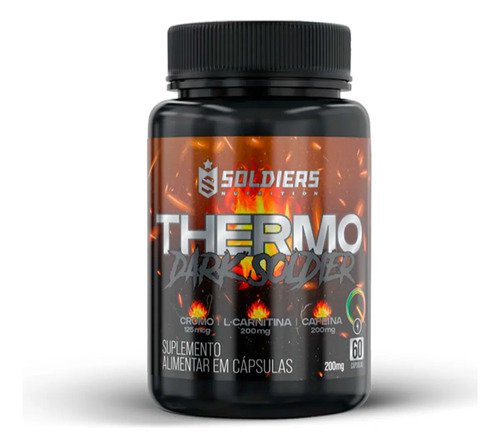Termogenico dark cafeina 100 importado soldiers nutrition en