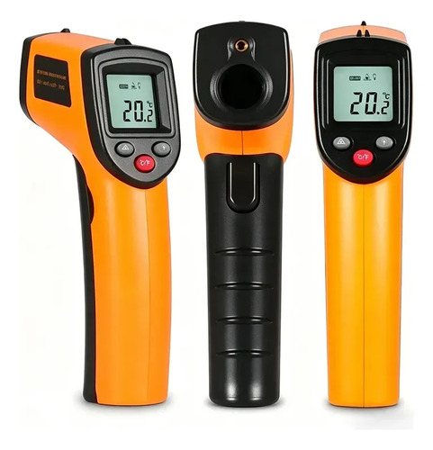Termometro culinario laser infravermelho para fritura e assa
