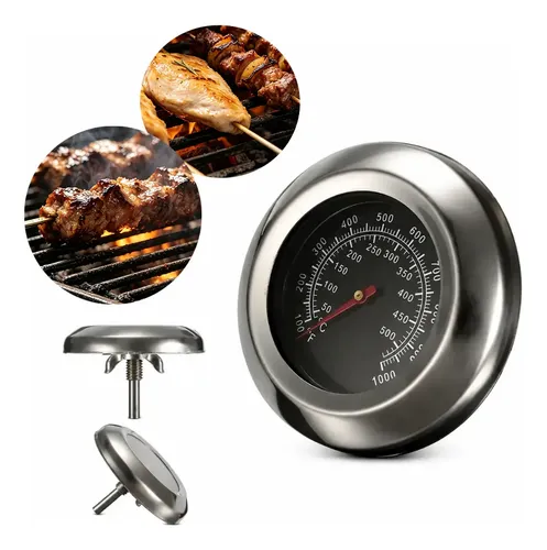 Termometro espeto culinario para grill churrasqueira e forno