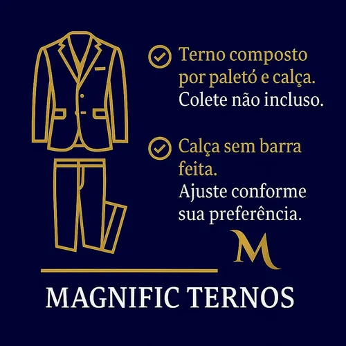 Terno Italiano Slim, Promoção Imperdível Todas As Cores
