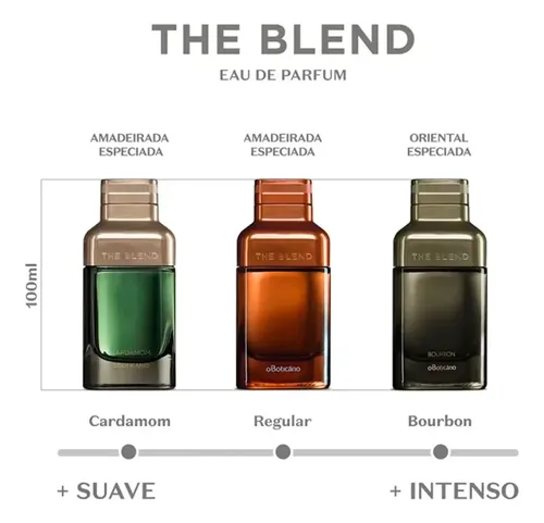 The Blend O Boticário Tradicional Eau De Parfum Perfume Masculino Original 100ml