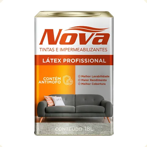 Tinta acrilica latex 1 8l branca antimofo nova tintas