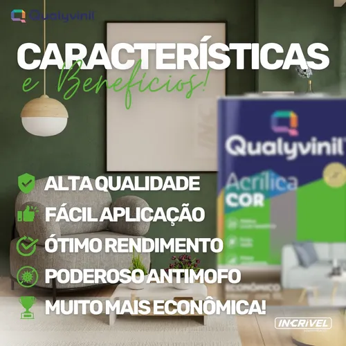 Tinta Acrilica Nova Cores Fosco Mais Econômica
