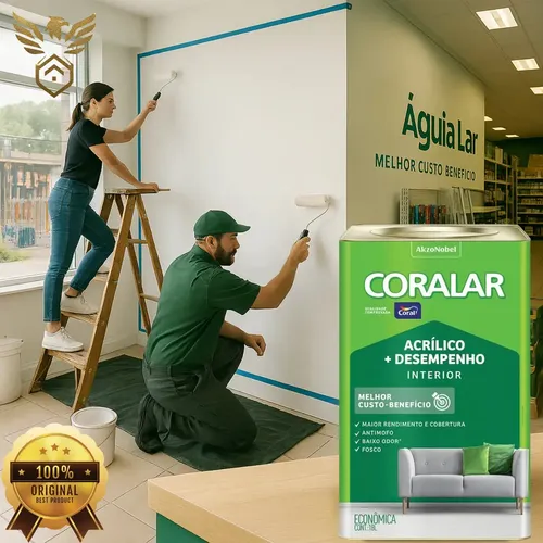 Tinta Coralar Anti Mofo Acrilica Coral Escolha Sua Cor!!