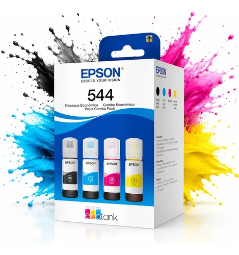 Tinta de impressora t544 l3150 l3110 l3250 kit 4 cores