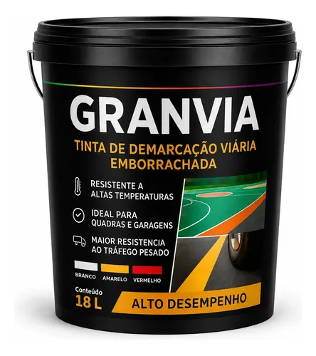Tinta demarcacao viaria 18l alto trafego base agua