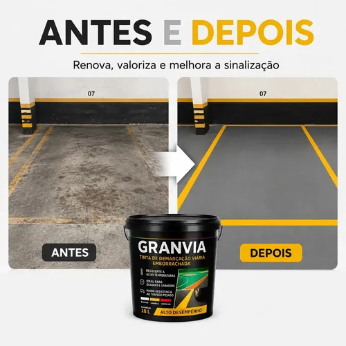 Tinta Demarcação Viária 18l Alto Tráfego Base Água