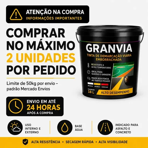 Tinta Demarcação Viária 18l Alto Tráfego Base Água