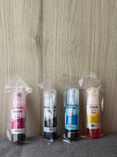 Tinta Epson L3250 L3210 T544 L3150 - Kit 04 Cores Tinta Mix
