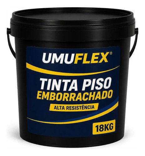 Tinta piso emborrachada 18kg impermeavel antiderrapante cinz