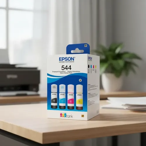 Tintas Epson 544 Kit4 Cores L3150 L3160 L3250 L3151 Original