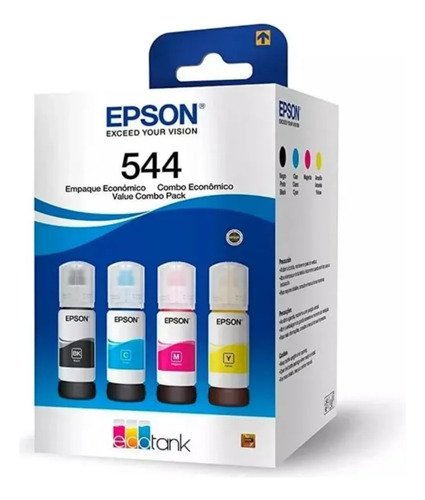 Tintas544 ecotank 4 cores l3150 l3160 l3250 l3151 original 1