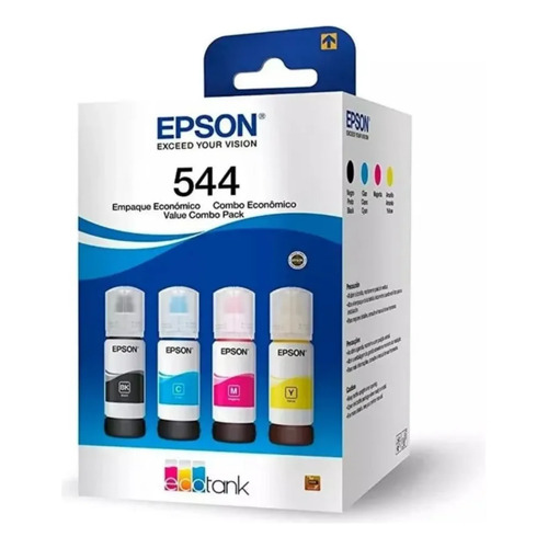 Tintas544 ecotank 4 cores l3150 l3160 l3250 l3151 original 1