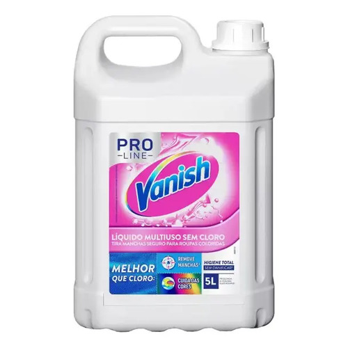 Tira manchas vanish liquido multiuso para roupas coloridas p 1