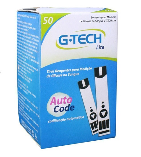 Tiras reagentes g tech lite 50 tiras